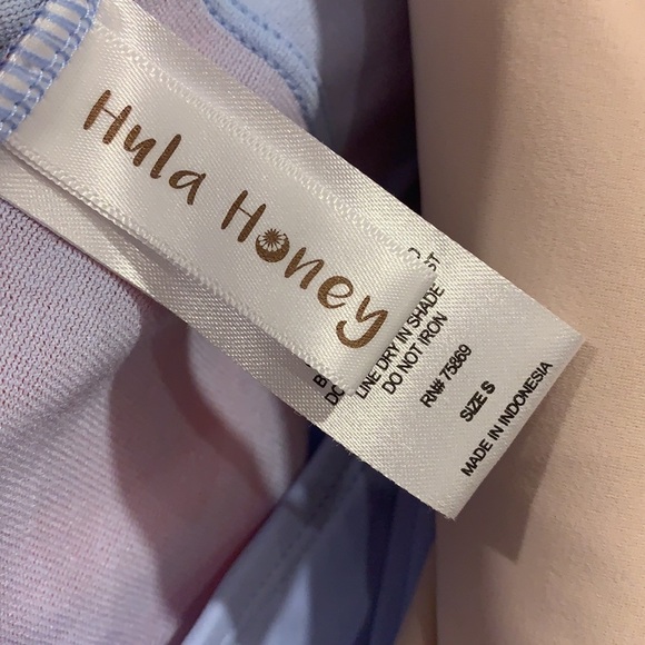 NWT Hula Honey Colorblock One Piece Swimsuit - Picture 6 of 7